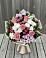 Букет цветов из: Альстромерии, Гвоздики, Розы и Хризантемы в Измайлово