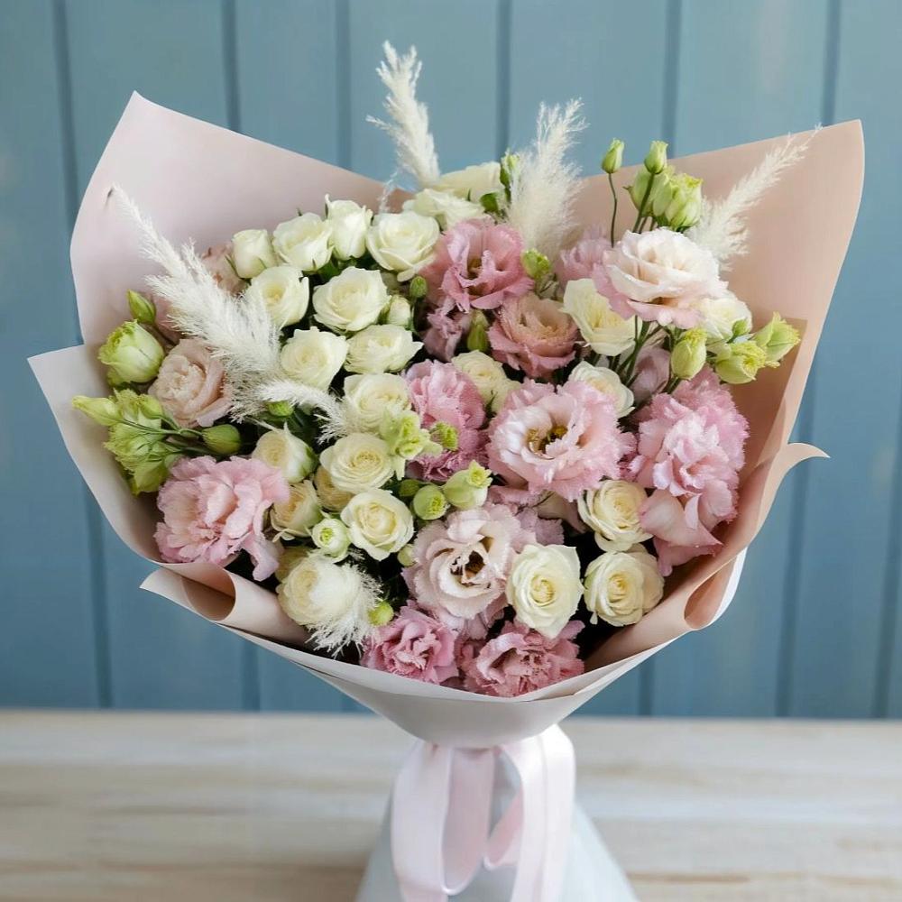 Букет цветов из: Альстромерии и Розы в Измайлово