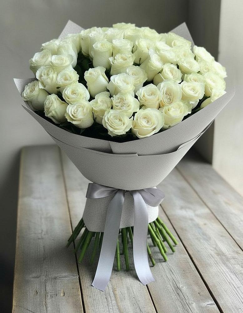 Букет 35 Белых роз в Измайлово