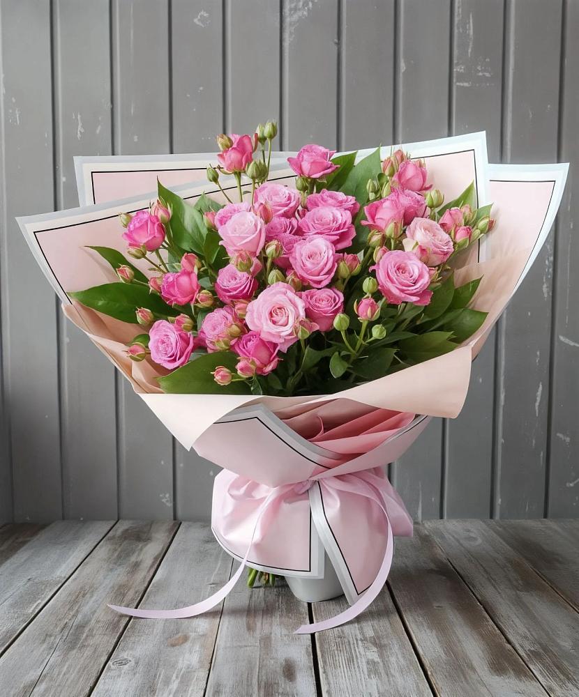 Букет Розовый кустик в Измайлово