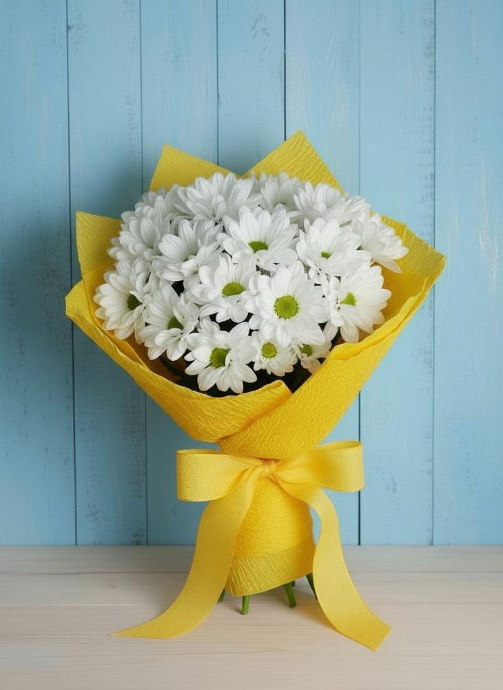 Букет цветов из: Хризантемы в Измайлово