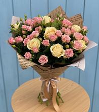 Букет цветов из:  Розы в Измайлово