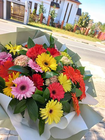 Букет цветов из: Герберы в Измайлово