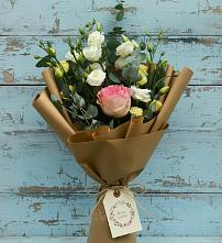 Букет цветов из:  Розы и Лизиантусы #REPLACE_PRED# Измайлово